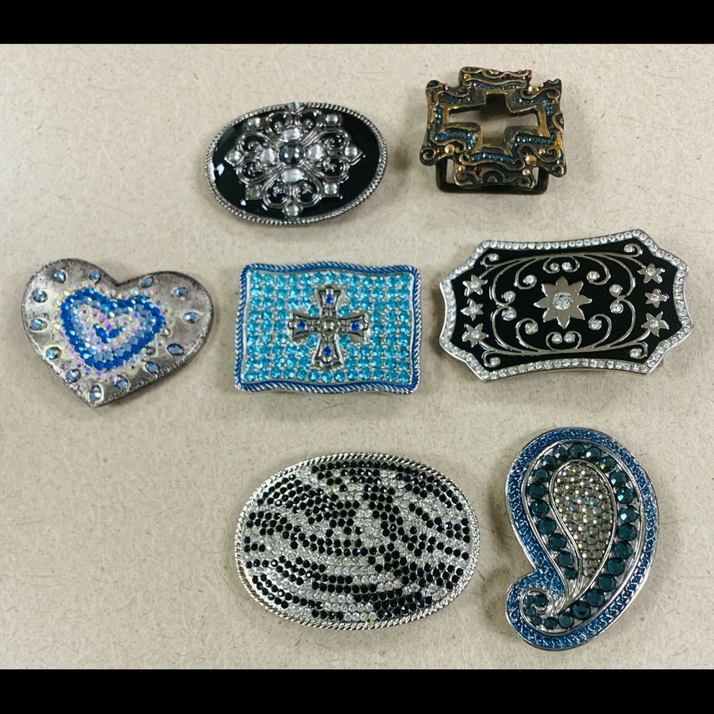Belt buckles, barely used. $50